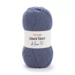Příze Merino De Luxe 50 - modrošedá 2