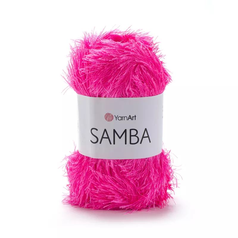 Příze Samba - neonově růžová YarnArt