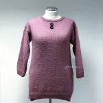 Dámský pletený svetr - zelený ( L )