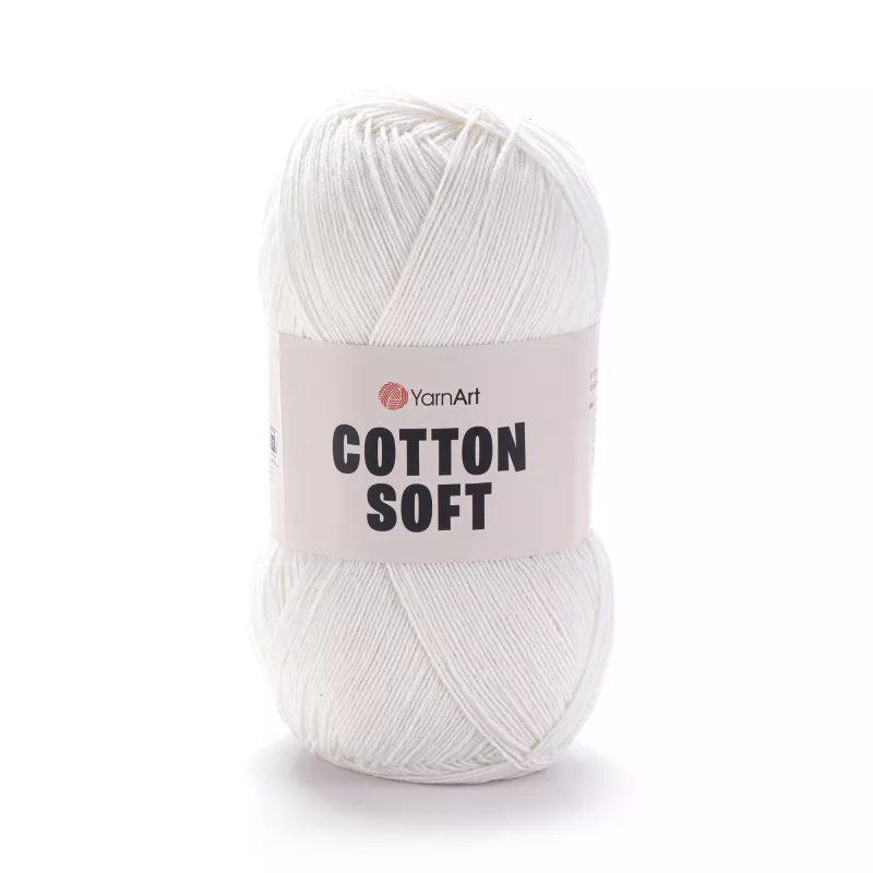 Příze Cotton Soft - bílá YarnArt
