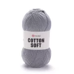 Příze Cotton Soft - šedá