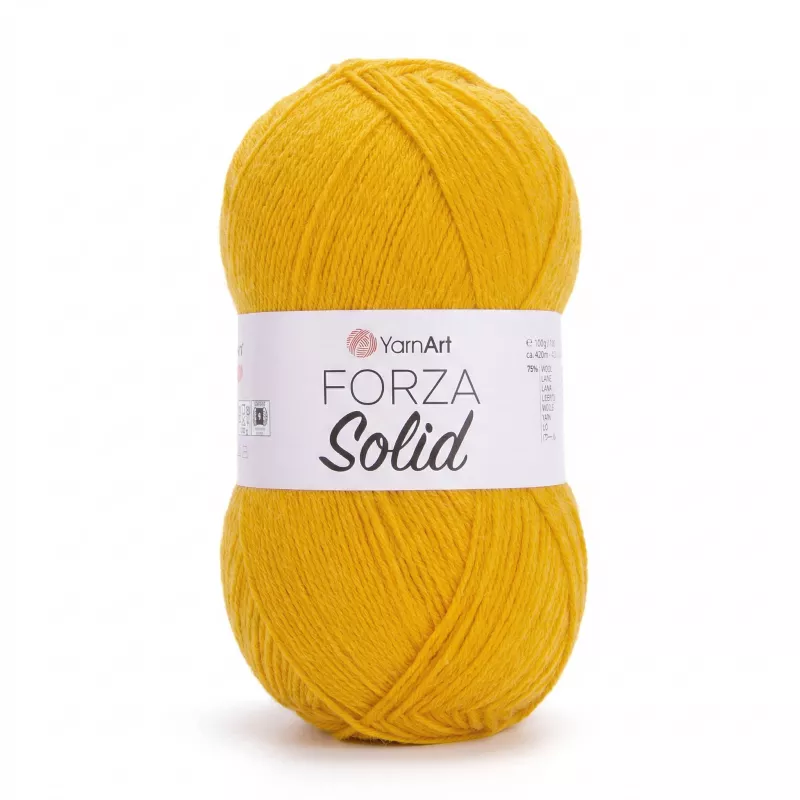 Příze Forza Solid - tmavě žlutá YarnArt