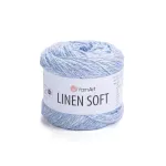 Příze Linen Soft - bleděmodrá