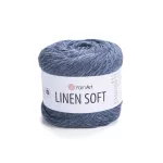 Příze Linen Soft - džínová