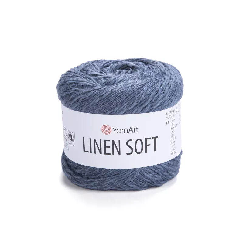 Příze Linen Soft - džínová YarnArt