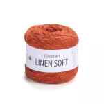 Příze Linen Soft - rezavá
