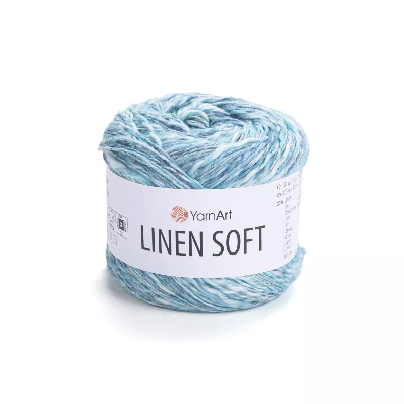 Příze Linen Soft - tyrkysová YarnArt