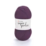Příze Super Perlee - tmavě fialová