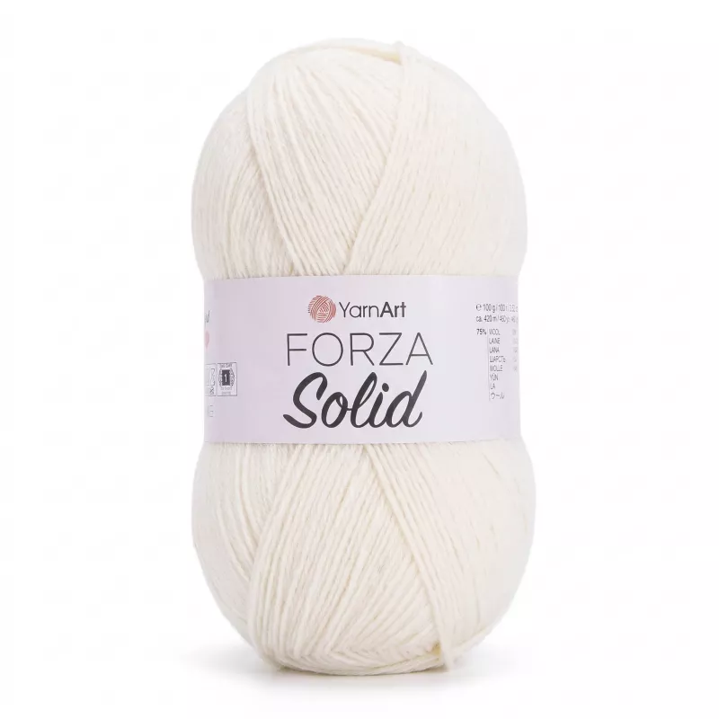Příze Forza Solid - smetanová YarnArt