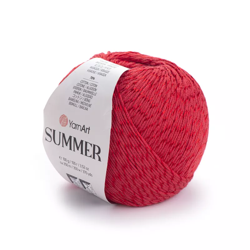 Příze Summer - červená YarnArt