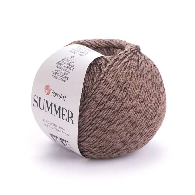 Příze Summer - tmavě hnědá YarnArt