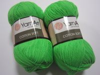 Příze Cotton Soft - neonově zelená