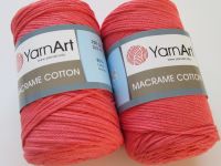 Příze Macrame Cotton - růžovočervená YarnArt