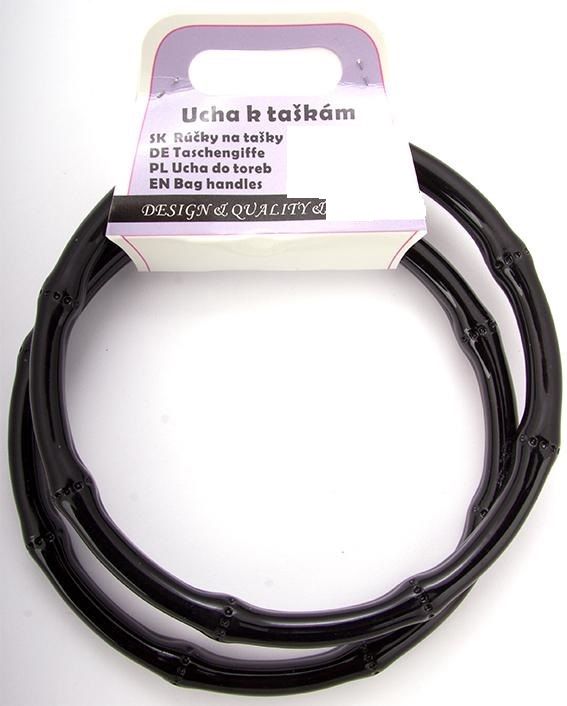 Ucha na tašku - černá