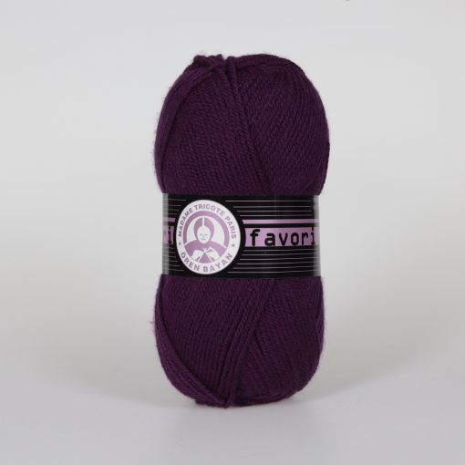 Příze Favori - tmavě fialová Madame Tricote Paris