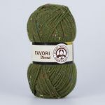 Příze Favori Tweed - khaki