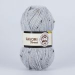 Příze Favori Tweed - světle šedá Madame Tricote Paris